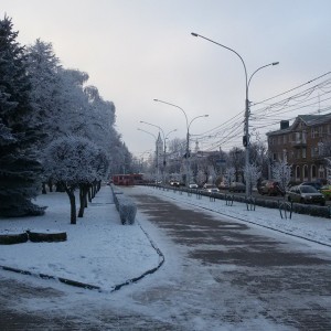 Ставрополь в зимних сумерках